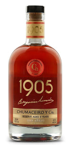 1905  5YO Rare Old Rum, Aged in Ex-Bourbon American Oak Barrels, VEN.  700ml. -  Fulfilled by B&B Liq.