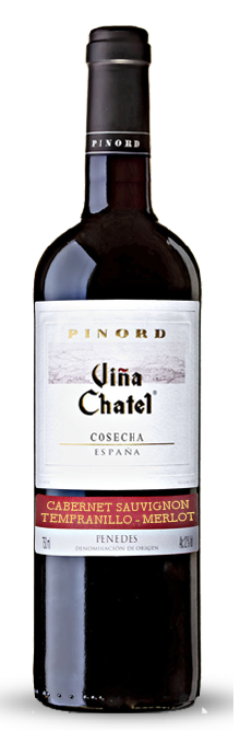 Vina Chatel Cabernet Sauvignon-Merlot, Bodegas Pinord, ES 6x750ml