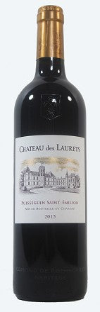 Chateau des Laurets Puisseguin Saint Emilion 2015, Baron Edmond de Rothschild, France