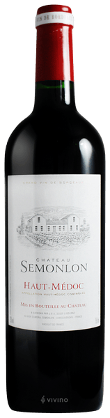 Chateau Semonlon Haut-Medoc 2017, Bordeaux, France