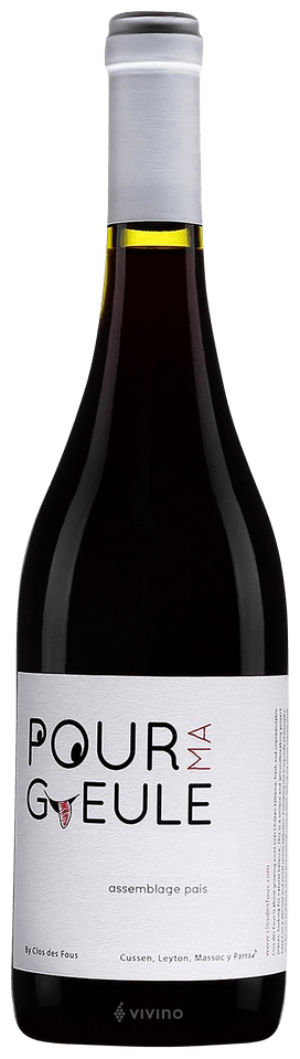 Clos des Fous 'Pour Ma Gueule' Red Blend 2017, Iata Valley, Chile