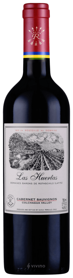 Las Huertas Cabernet Sauvignon 2017, Lafite Rothschild Estate, Colchagua, Chile