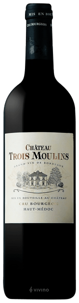 Chateau Trois Moulins 2016 Cru Bourgeois, Haut Medoc, France